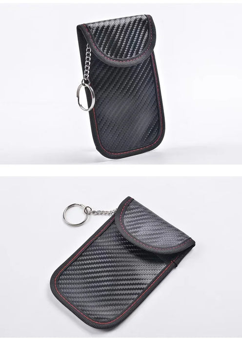 Key Signal Shielding Pouch — Faraday Case for Keyless Car Fobs