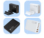 200W GaN 5‑Port USB‑C Fast Charger — Desktop Hub for MacBook Pro/Air & iPad Pro