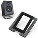 Desktop Speaker Stand — Carbon steel with shock-absorbing base