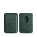 Real Italian Alcantara MagSafe Wallet Case for iPhone 12–16 (Built-in Card Holder)