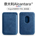 Real Italian Alcantara MagSafe Wallet Case for iPhone 12–16 (Built-in Card Holder)