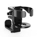 2-in-1 No‑Drill Desktop Cup Holder & Headphone Hook for Computer Desk