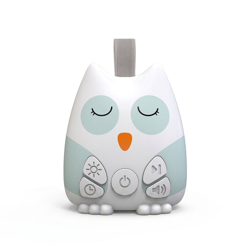 Owl-Shaped Portable White Noise Machine for Baby — 30 Soothing Sounds, Cry Sensor, Night Light, Rechargeable