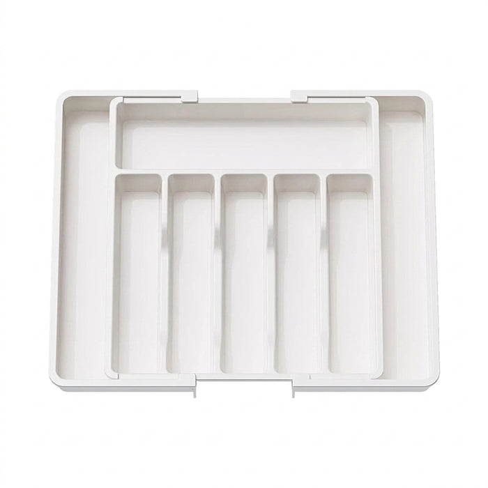 Expandable Cutlery Tray – Adjustable Drawer Utensil Organiser (PP)