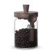 Glass Food Storage Jars with Wooden Lids & Scoop — Airtight Sealed Canisters for Sugar, Coffee, Candy